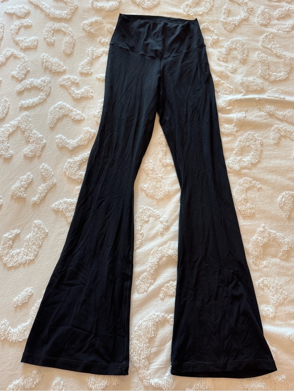 aerie Black High-Rise Flare Leggings